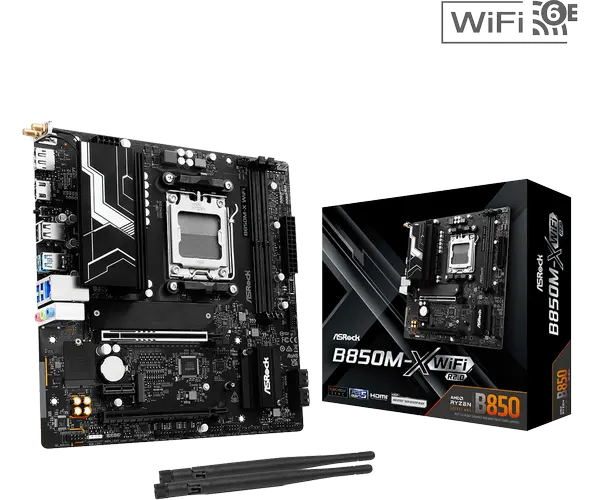 Дънна платка ASROCK B850M-X WIFI R2.0 /AM5 - 71194