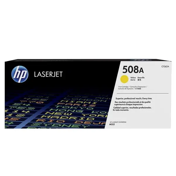 HP 508A Yellow Original LaserJet Toner Cartridge (CF362A) - CF362A