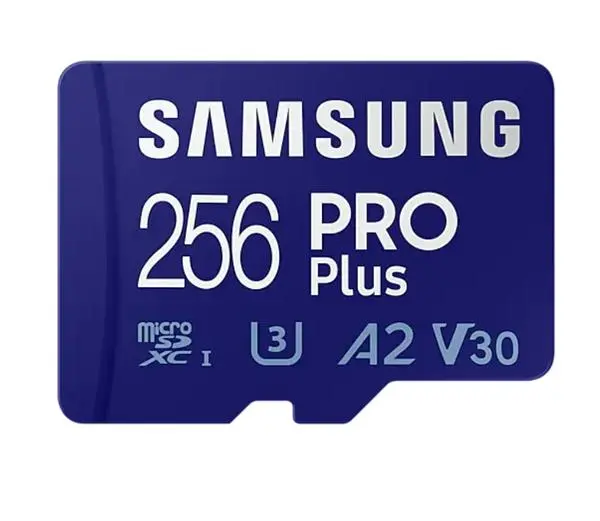Samsung 256GB micro SD Card PRO Plus  with Adapter, Class10, Read 160MB/s - Write 120MB/s - MB-MD256KA/EU