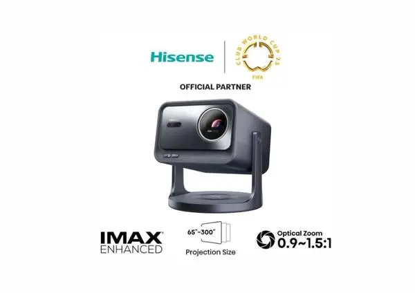 Hisense C2 Pro Smart mini  Laser Projector, 4K Ultra HD 3840x2160, 2000:1, 2600 lum, 60 Hz, Optical Zoom& Digital Zoom - 20015299