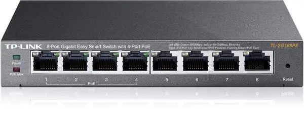 Комутатор TP-Link TL-SG108PE PoE (v)