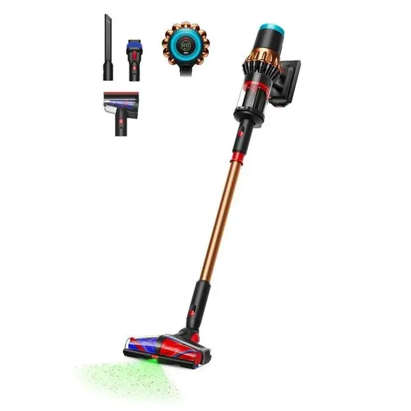 Прахосмукачка Dyson V16 Piston Animal, вертикална/ръчна, безжична, 1350ml капацитет на контейнера, до 70 минути време на работа, HEPA филтър, циклонна технология, черна
