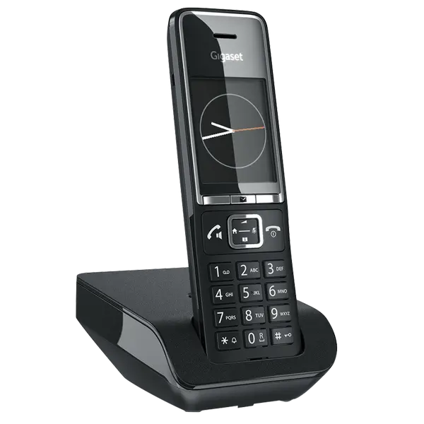 Безжичен DECT телефон Gigaset Comfort 550 - черен - 1015165