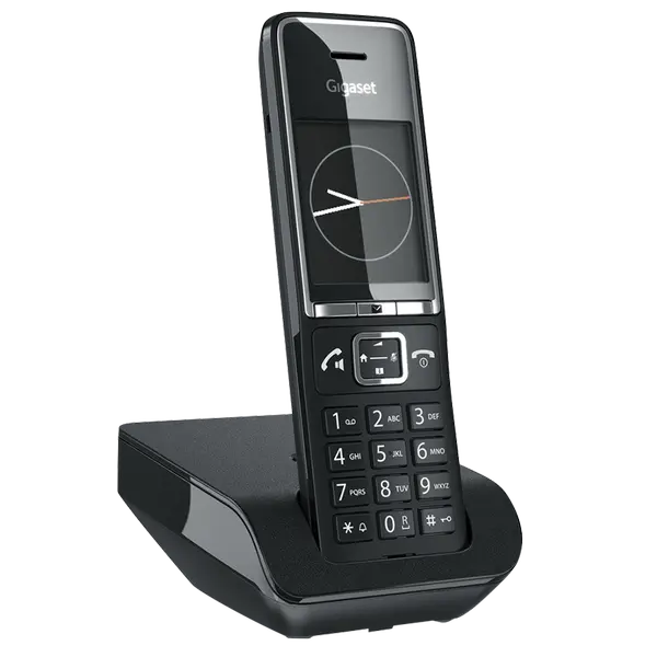 Безжичен DECT телефон Gigaset Comfort 550 - черен