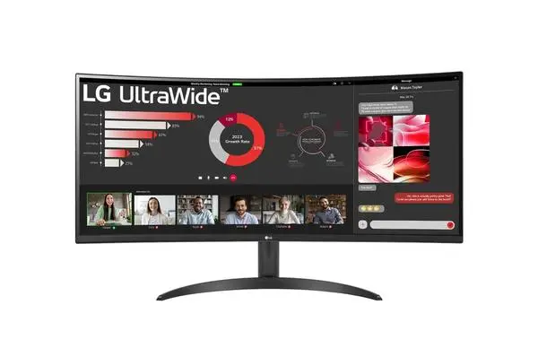## LG 34WR50QC-B: Извитият монитор, предлагащ изключително гледане