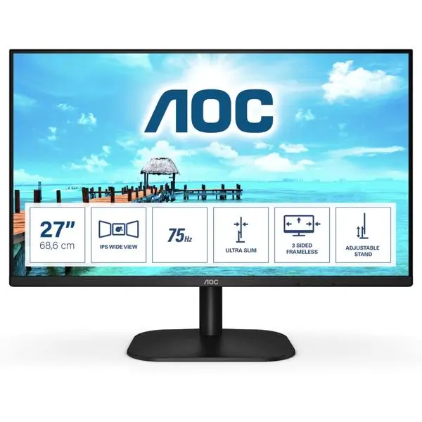 AOC 27B2H/EU: Достъпен и висококачествен монитор за работа и игри