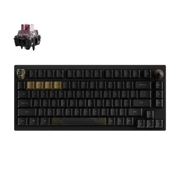 Безжична Механична клавиатура Keychron Black Myth Wukong - TTC Golden Pink Switch - KEYCHRON-KEY-WKD-21