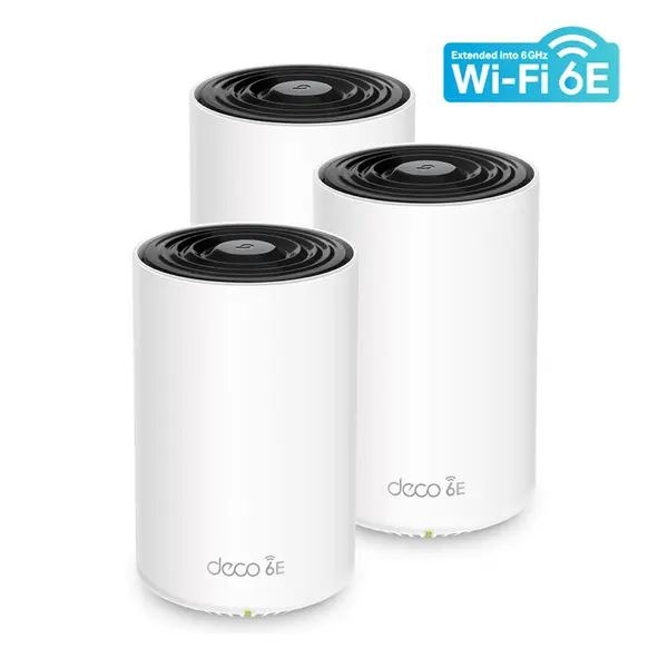 Безжична Wi-fi 6Е Mesh система TP-Link Deco XE75 (3-pack) AXE5400