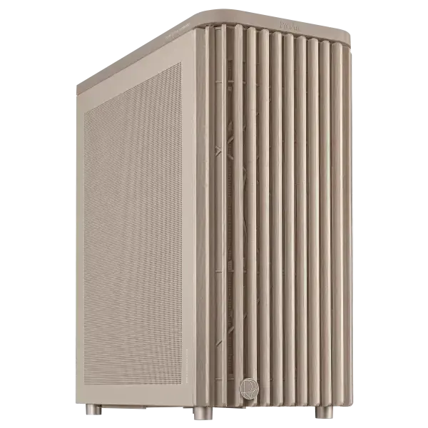 Кутия ASUS ProArt PA401 Wood Edition Beige - Mesh Panel - ASUS-CASE-PA401-WD-BEIGE