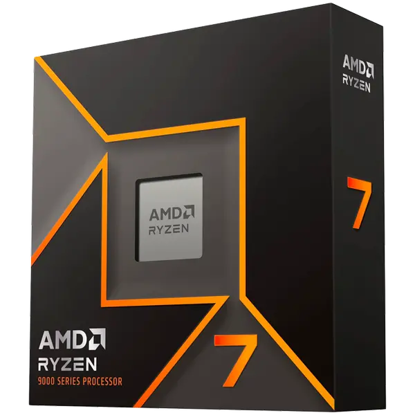 AMD CPU Desktop Ryzen 7 8C/16T 7700 (5.3GHz Max, 40MB,65W,AM5) box, with Radeon Graphics and Wraith Stealth Cooler - 100-100000592SBX