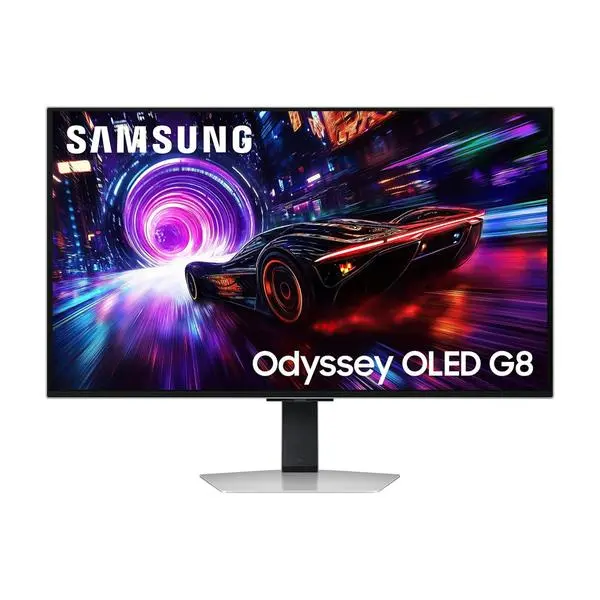 Монитор Samsung Odyssey G8 G81SF (2025)(LS32FG810SUXEN)(Нарушена опаковка), 32" (81.28cm) OLED панел, 240Hz, 4K/UHD, 0.03ms, 1 000 000:1, 260cd/m2, DisplayPort, HDMI, USB