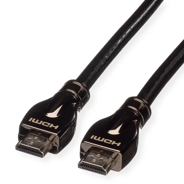 ROLINE HDMI Ultra HD кабел, Ethernet, ARC, 3D, M/M, черен, 15 м - 11.04.5686