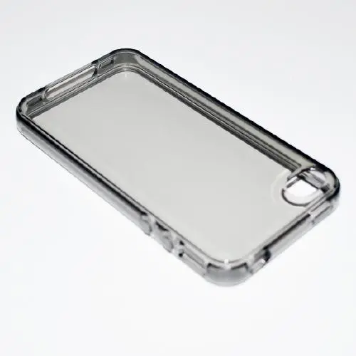 Apple iPhone 4 Protection Cover Silicon Transperant Black