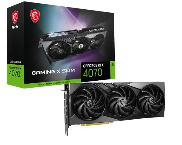 MSI RTX4070 GAMING X SLIM 12GB GDDR6X HDMI 3xDP - Ревю