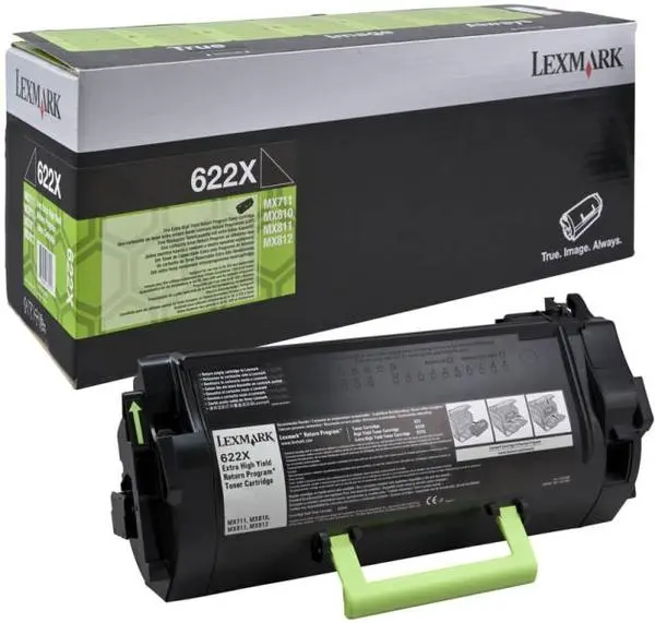 Lexmark 62D2X00 MX711, 810, 811, 812 Return Programme 45K Toner Cartridge - 62D2X00
