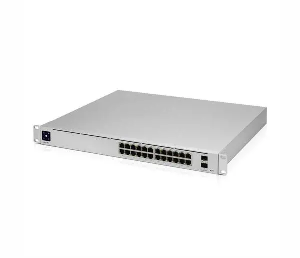 Switch Ubiquiti USW-Pro-24-POE, 24x Gbit PoE+, 8x GBit PoE++, 2xSFP+ слота, 400W, managed, UB-USW-PRO-24-POE