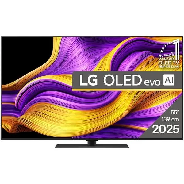 LG  55" UHD OLED evo, 4K (3840 x 2160), DVB-C/T2/S2, Full Cinema Screnn, Alpha 11 AI 4K, 120Hz Native (VRR 144Hz) - OLED55G53LS