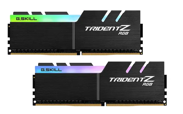 G.SKILL Trident Z RGB 32GB(2x16GB) DDR4 PC4-25600 3200MHz CL16 F4-3200C16D-32GTZR