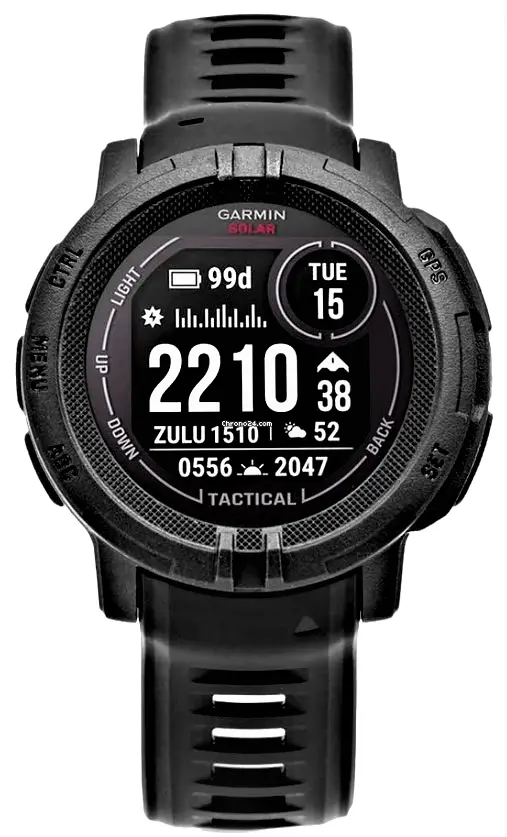 Garmin Instinct 2 - Instinct 2 Solar Tactical Edition - Black - 010-02627-03