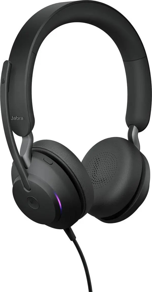 Професионални слушалки JABRA Evolve2 40 SE Стерео USB-A, MS 24189-999-999 - черен (v)