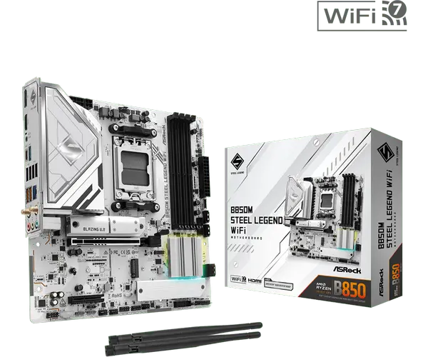 Дънна платка ASROCK B850M STEEL LEGEND WIFI - 70764