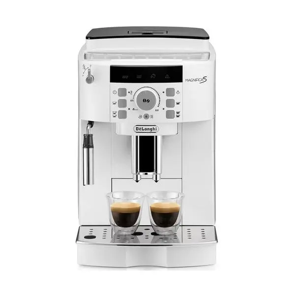 Кафеавтомат DeLonghi Magnifica S (ECAM 22.110.W), 1450W, 15 bar налягане, бяла