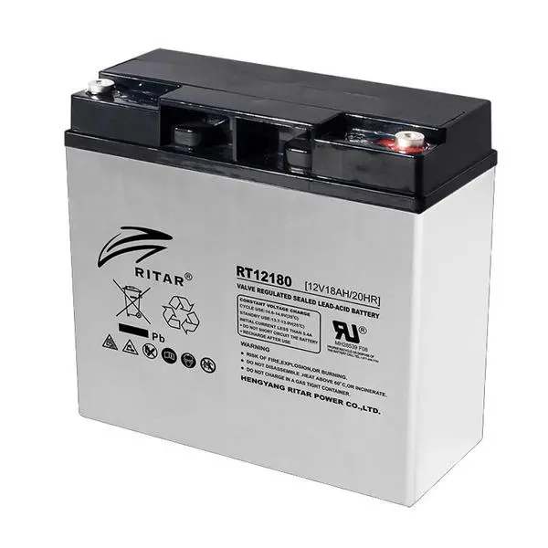 Оловна батерия RITAR, (RT12180) AGM, 12V, 18Ah, 181 /76 /167 mm, F13(M5) - RITAR-RT12180