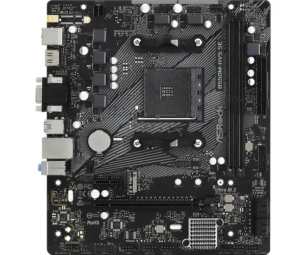 ASRock B550M-HVS SE: Мощна дънна платка за геймъри и ентусиасти