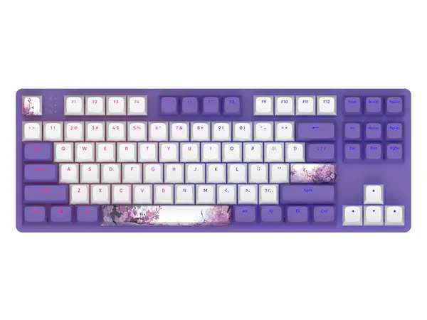 # Геймърска механична клавиатура Dark Project 87 Violet Horizons RGB TKL - G3MS Sapphire Switches, ABS - FSH-DPO-KD-87A-VIOLET