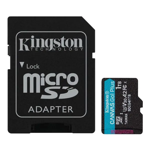 KINGSTON SDMICRO 1TB UHS-I CL10 PLASTIC - SDCG4/1TB