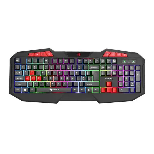 Marvo Геймърска Клавиатура 112 Ключа K602 Rainbow Backlight: Ненадминато игрово изживяване