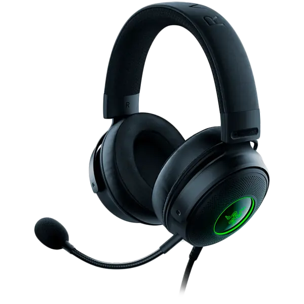 Razer Kraken V3 HyperSense, Gaming Headset, TriForce Titanium 50mm Drivers, Razer HyperSense Haptic Technology - RZ04-03770100-R3M1