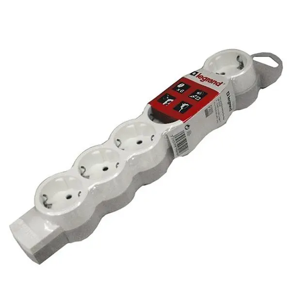 Legrand 6 sockets no cable White 695019
