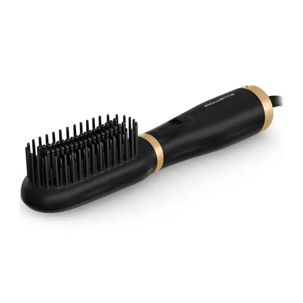 Електрическа четка за коса Rowenta Powerstraight Air 2-in-1, 3 температурни настройки, 3 скорости, титаниево покритие, йонен генератор, черна, UB5920F0