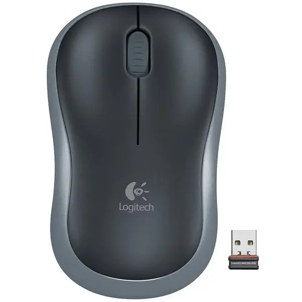 Logitech Wireless Mouse M185 Swift Grey - Силата на прецизността и безжичната връзка