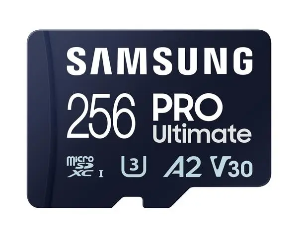 Samsung 256GB micro SD Card PRO Ultimate with USB Reader , UHS-I, Read 200MB/s - Write 130MB/s, U3, V30, A2 - MB-MY256SB/WW