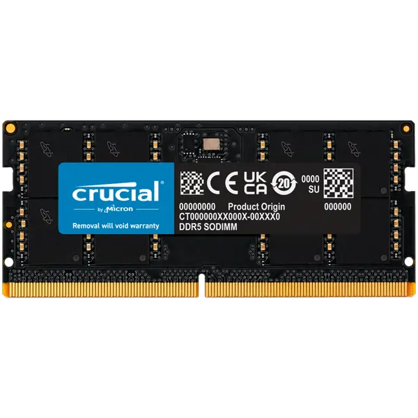 Crucial 48GB DDR5-5600 SODIMM CL46 (16Gbit) - CT48G56C46S5