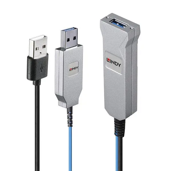 LINDY USB 3.0 оптичен кабел, 30.0 м - LNY-43345