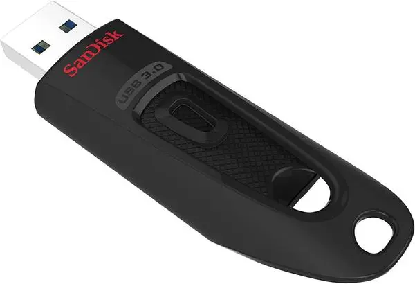 USB памет SanDisk Ultra USB 3.0, 512GB, 100 Mb/s, Черен, SD-USB-CZ48-512G-G46