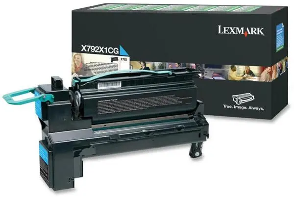 Lexmark X792X1CG X792 Cyan Return Programme 20K Print Cartridge - X792X1CG