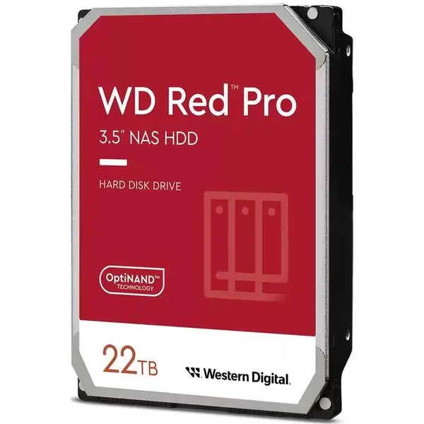 WD Red Pro 8,9cm (3,5") 22TB SATA3 7200 512MB WD221KFGX вътрешен -  (A)   - WD221KFGX (8 дни доставкa)