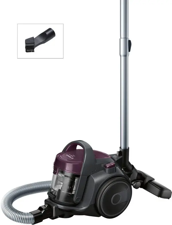 Bosch BGC05AAA1, Vacuum Cleaner, 700 W, Bagless type, 1.5 L, 78 dB(A), Energy efficiency class A, purple/stone gray - BGC05AAA1