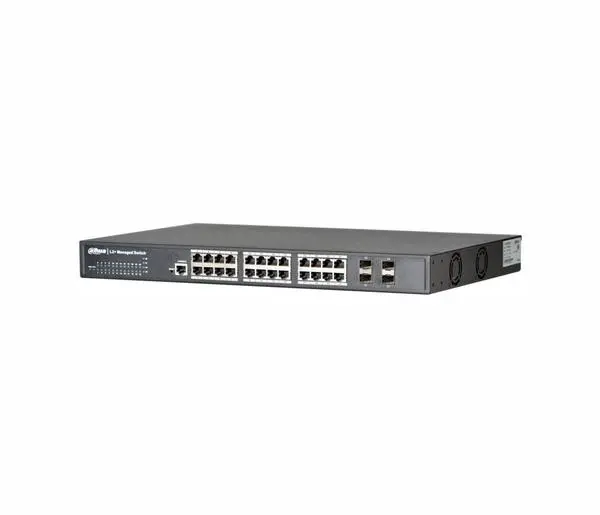 Switch Dahua PFS5424-24T, 20GE+4GE SFP(combo), L2+, Web, SNMP, CLI, DH-PFS5424-24T