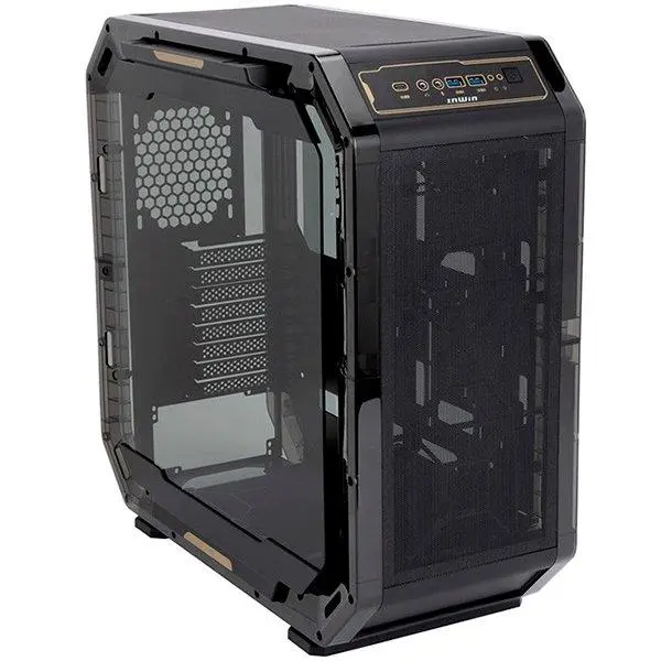 Chassis In Win Airforce Mid Tower, Tempered Glass, 19-piece Modular Design, Anti-Dust Ventilation Filter - INWIN_AIRFORCE_BLACK
