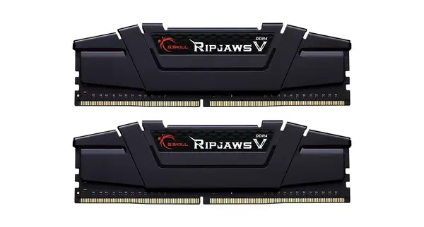 G.SKILL Ripjaws V Black 32GB(2x16GB) DDR4 3600MHz F4-3600C18D-32GVK -  F4-3600C18D-32GVK