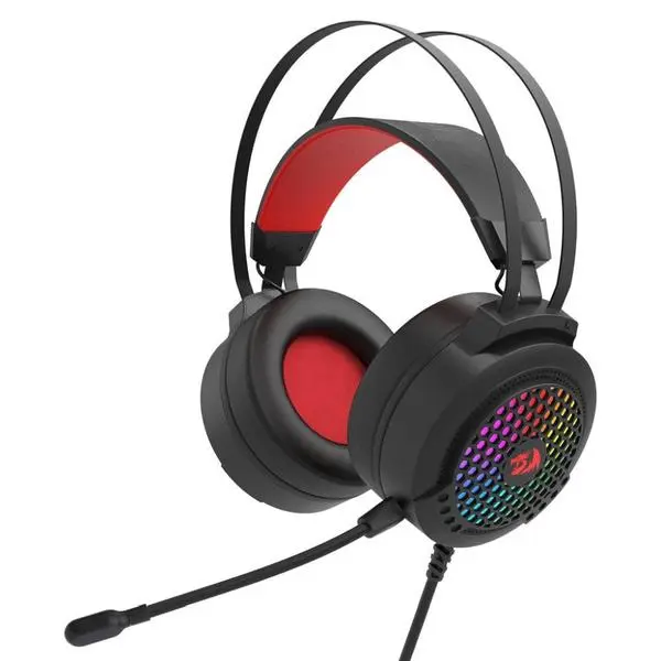 Геймърски слушалки Redragon Carmen H261 с RGB осветление - черни (v)