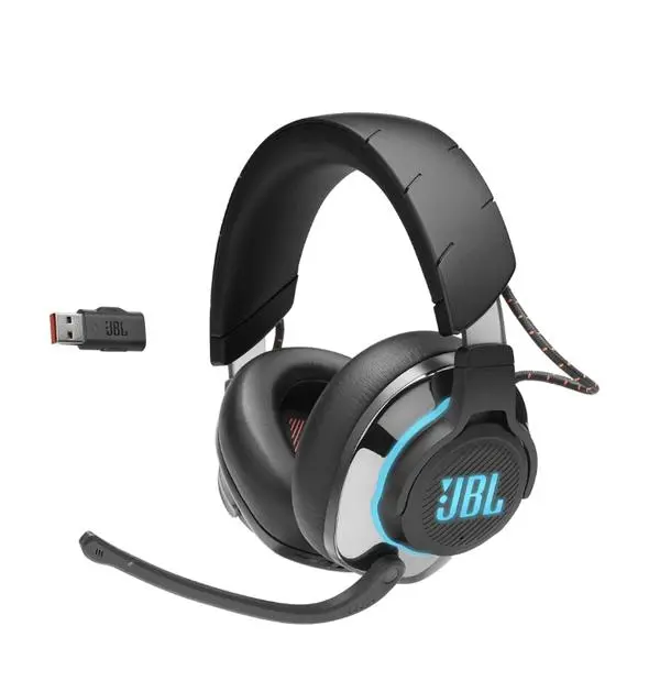 JBL QUANTUM 810 Wireless over-ear performance gaming headset with Active Noise Cancelling and Bluetooth - JBLQ810WLBLK