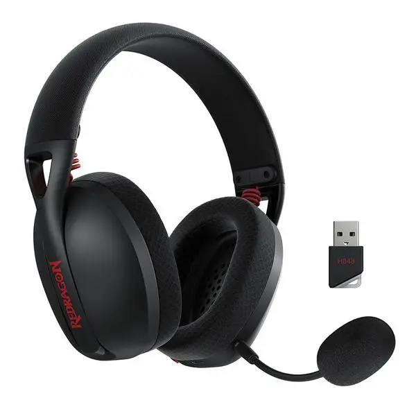 Геймърски слушалки Redragon IRE Pro H848 кабелни и безжични - черни (v)
