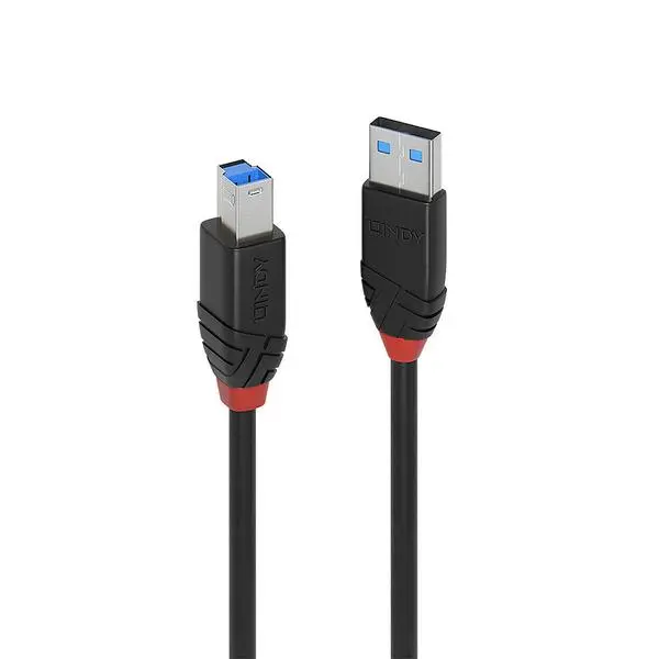 LINDY USB 3.0 A/B активен кабел, slim, 10.0 м - LNY-43227
