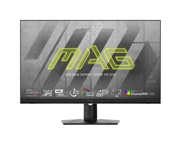 MSI MAG 323UPF, 32", 160Hz, 1ms, 3840x2160 UHD, Rapid IPS, Flat, FreeSync Premium Pro, VESA DisplayHDR 600 - 9S6-3DC79T-001